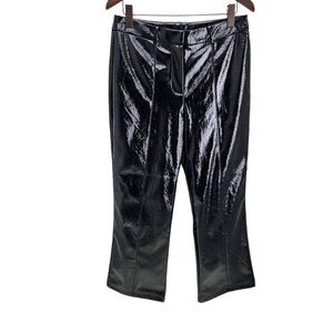 7 For All Mankind Faux Leather Logan Stovepipe Pants‎ Jeans Women's Size L